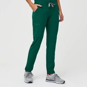 FIGS Women's Yola Scrub Pants Hunter Green S/T